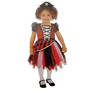 Infant Baby Girls 6 to 12 Mo High Sea Cutie Pirate Dress Halloween Costume
